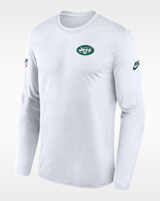 Мужская футболка New York Jets Alt Legend Small Logo Nike Dri-FIT NFL Long-Sleeve