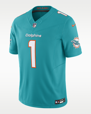 Мужские джерси Tua Tagovailoa Miami Dolphins Nike Dri-FIT NFL Limited Football Jersey для футбола