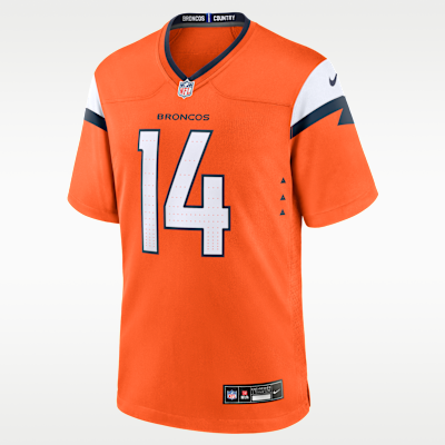 Jersey de fútbol americano Nike de la NFL Game para hombre Courtland Sutton Denver Broncos