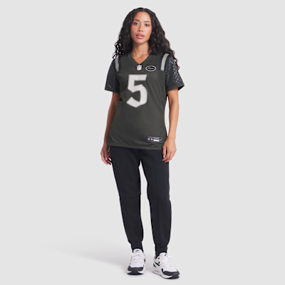 Jersey Nike de la NFL Game para mujer Garrett Wilson New York Jets Rivalries Collection
