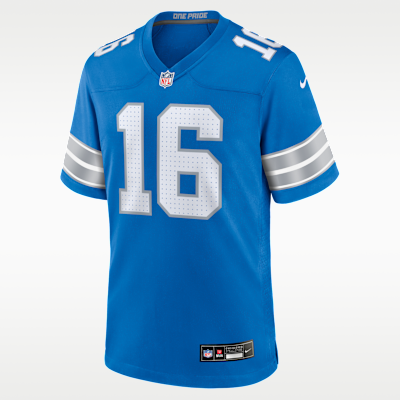 Jared Goff Detroit Lions Men's Nike NFL Game Football Jersey