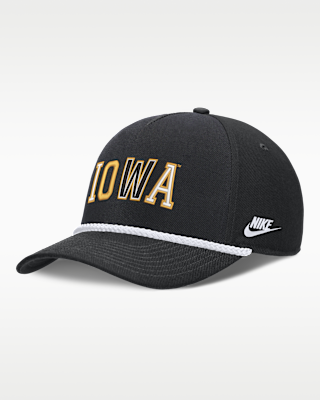 Женские  Iowa Legacy Basketball Rope Rise Nike College Adjustable Hat для баскетбола
