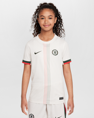 Детские джерси Chelsea FC 2025/26 Stadium Away Big Kids' Nike Dri-FIT Soccer Replica Jersey