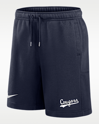 Мужские шорты BYU Cougars Club Nike Fleece Shorts