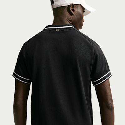 NikeCourt Heritage Erkek Tenis Polo Üst görsel 2