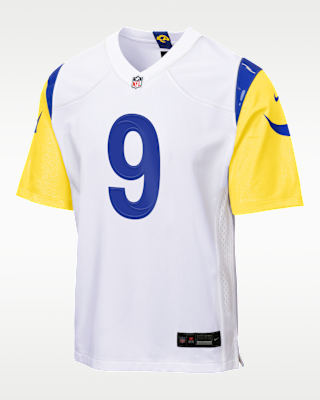 Детские джерси Matthew Stafford Los Angeles Rams Big Kids' Nike NFL Game Jersey