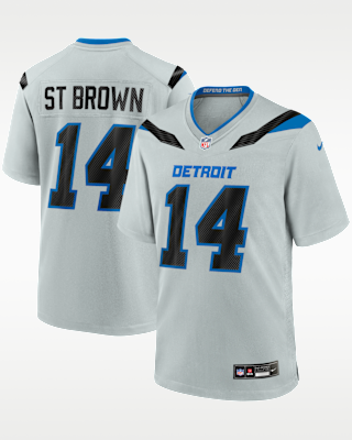 Мужские джерси Amon-Ra St. Brown Detroit Lions Rivalries Collection Nike NFL Game Jersey