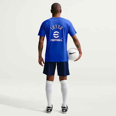 Nike Inter Milan Strike Nike Dri-FIT Kısa Kollu Erkek Futbol Üstü görsel 5