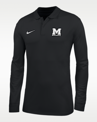 Мужские Nike College (Morehouse College) Dri-FIT Long-Sleeve Polo