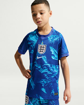 Детские джерси England 2026 Stadium Goalkeeper Big Kids' Nike Dri-FIT Soccer Replica Short-Sleeve Jersey
