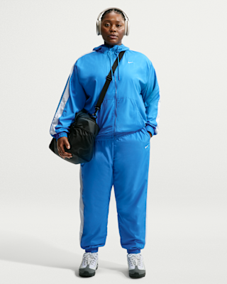Женские спортивные штаны Nike Sportswear Classic Wovens UV Protection Mid-Rise Loose Joggers (Plus Size)