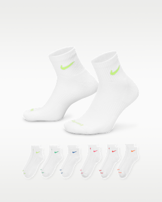 Unisex носки Nike Everyday Plus Cushioned Training Ankle Socks (6 Pairs) для тренировок
