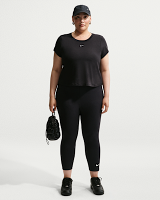 Женские тайтсы Nike Sportswear Classic High-Waisted 7/8 Leggings (Plus Size)