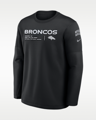 Мужские  Denver Broncos Salute to Service Sideline Coaches Nike NFL Pullover Crew