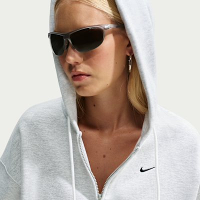 Женские худи Nike Studio Fleece Medium Weight Women's Oversized Full-Zip Cropped