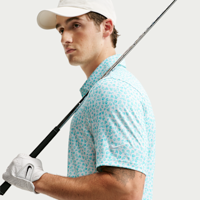 Nike Velocity Dri-FIT Micro-Print Erkek Golf Polo Üstü görsel 3