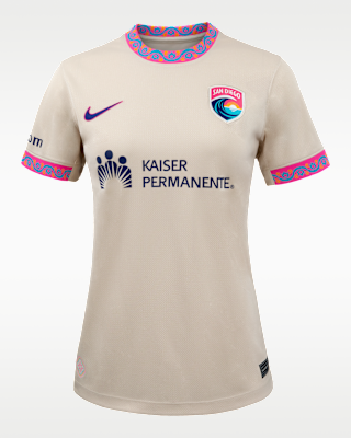 Женские джерси San Diego Wave FC Stadium Edition Nike Dri-FIT Replica Jersey