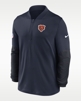 Мужские  Chicago Bears Feel The Pressure Nike Dri-FIT NFL 1/2-Zip Top