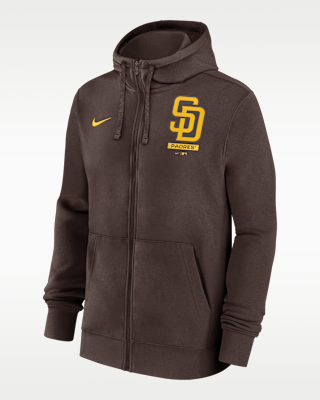 Мужское худи San Diego Padres Lockup Nike MLB Full-Zip Hoodie