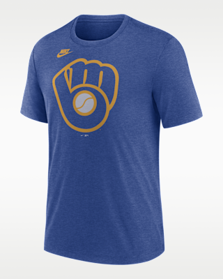 Мужская футболка Milwaukee Brewers Cooperstown Logo Nike MLB
