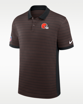 Мужские  Cleveland Browns Sideline Victory Stripe Nike Dri-FIT NFL Polo