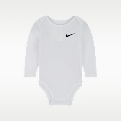 Nike Essentials Baby 3-Pack Long Sleeve Bodysuits