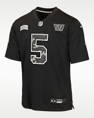 Детские джерси Jayden Daniels Washington Commanders Salute to Service Big Kids' Nike NFL Game Jersey