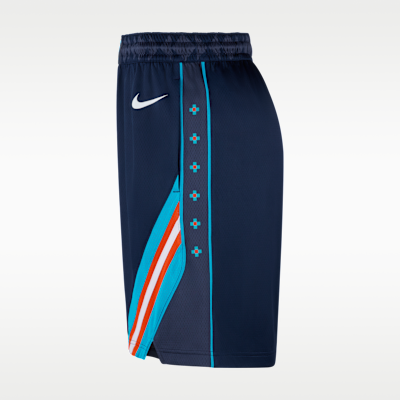 Shorts de alero polivalente Nike Dri-FIT NBA para hombre de los Oklahoma City Thunder de la colección City Edition