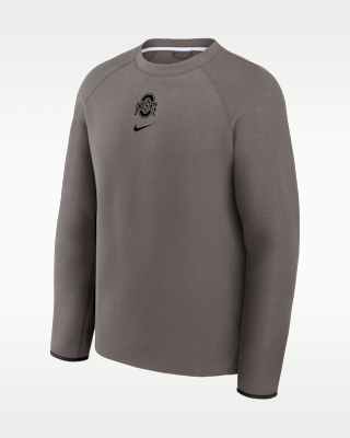 Мужские Ohio State Tech Fleece Nike College Pullover Crew