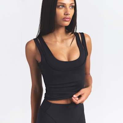 Camisola sem mangas de alça dupla NikeSKIMS Matte para mulher