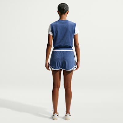 Nike Sportswear Chill Terry Normal Belli Kadın Şortu görsel 5