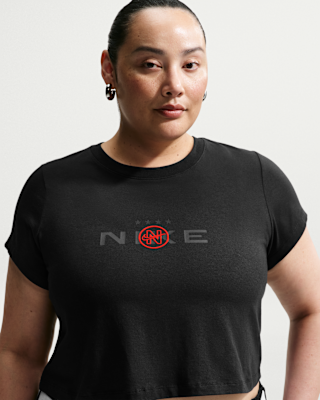 Женская футболка Nike Sportswear Chill Knit Slim Cropped (Plus Size)