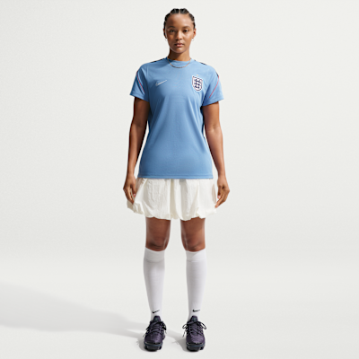 Nike İngiltere Strike Nike Dri-FIT Kısa Kollu Kadın Futbol Üstü görsel 4
