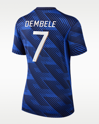 Женские джерси Ousmane Dembélé France National Team 2026 Stadium Home Nike Dri-FIT Soccer Jersey