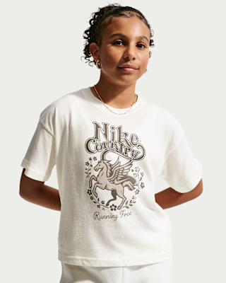 Детская футболка Nike Sportswear Big Kids' (Girls')