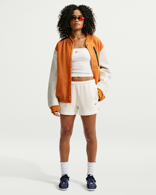 Женские шорты Nike Studio Fleece Lightweight Mid-Rise Shorts