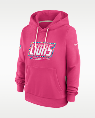 Женское худи Detroit Lions Crucial Catch Standard Issue Nike Dri-FIT NFL Pullover Hoodie