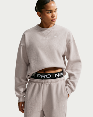 Женские  Nike Studio Fleece Heavyweight Oversized Crew