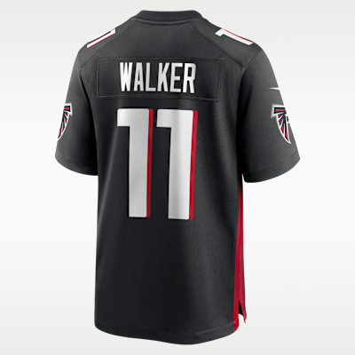 Jersey Nike de la NFL Game para hombre Jalon Walker Atlanta Falcons 2025 NFL Draft First Round Pick