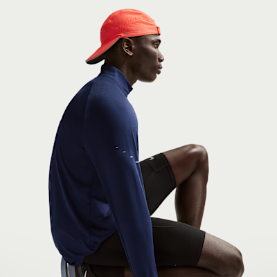 Nike Stride Dri-FIT Yarım Fermuarlı Erkek Koşu Üstü görsel 3
