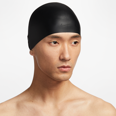 Gorro de entrenamiento de silicona para pelo largo Nike Swim Solid