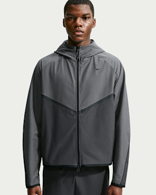 Nike Tech Men's Shori-Knit Full-Zip Windrunner Jacket