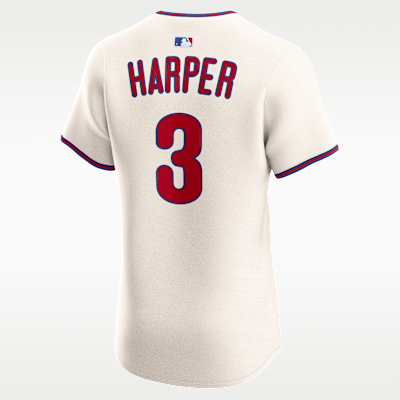 Jersey Nike Dri-FIT ADV de la MLB Elite para hombre Bryce Harper Philadelphia Phillies