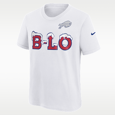 Playera Nike de la NFL para niños talla grande Buffalo Bills Rivalry
