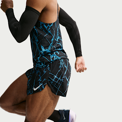 Nike AeroSwift Dri-FIT ADV Baskılı Erkek Koşu Şortu görsel 4