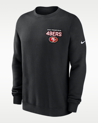 Мужские  San Francisco 49ers Draw Block Club Nike NFL Pullover Crew