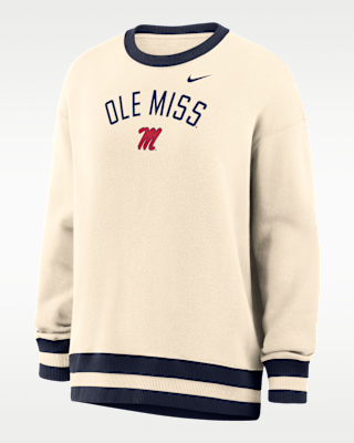 Женский свитшот Nike Phoenix (University of Mississippi) Oversized Crew-Neck