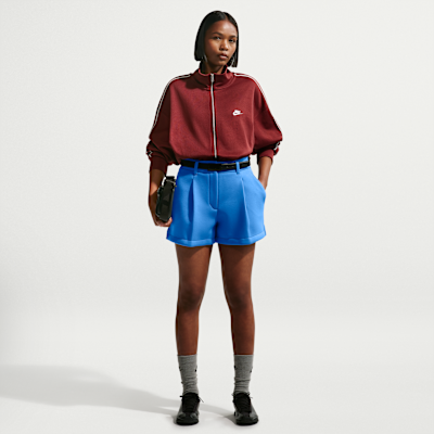 Nike Pregame Fleece Bol Kesimli Normal Belli Özel Kesim Kadın Şortu