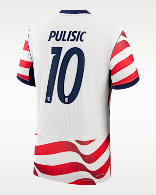 Мужские джерси Christian Pulisic USMNT 2026 Match Home Nike Dri-FIT ADV Soccer Jersey
