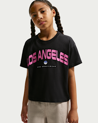 Детская футболка Nike Sportswear Big Kids' (Girls')